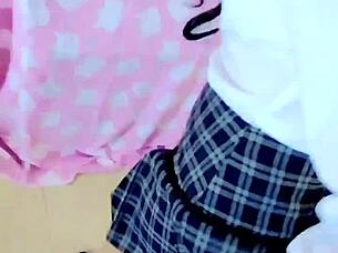 bachillerato girl surprised by masked man in room