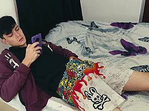 i caught my stepson masturbating with his tantaly doll and helped with his penis