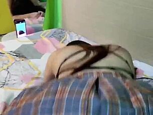 fucking friend's wife until cum inside her