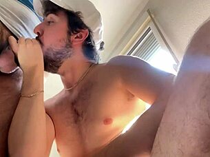 blowing my boyfriend's thick dick and letting him fuck me till i cum 😘