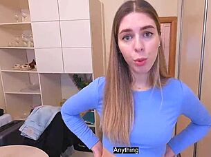 Stepmom rides big cock in cowgirl for stepsons silence