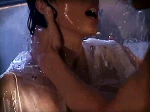 a perfect body to fuck under the rain with teasing cowgirl