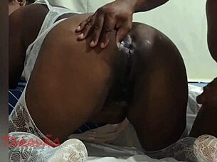 BBW amateur milks huge cock in orgy, want to see?