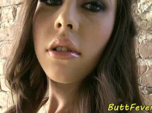 Watching butt fever 72, a european babe in heels and shoes