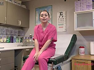 nurse dirty talks you into cumming