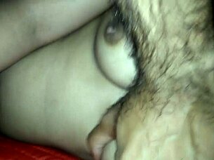 Indian Honeymoon Couple Gropes Her Big Boobs