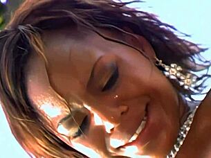 black milf marie luv explores her passions