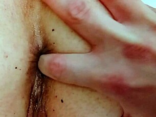 Young European student undergoes anal training with fingering and doggystyle in narrow ass