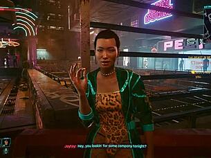 cyberpunk 2077 hooker prostitute sex scene