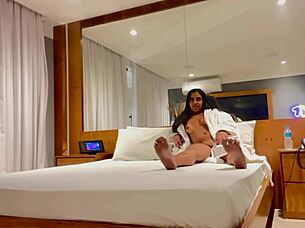 Young Babe Handles Intense Black Cock Riding!