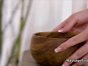 Pawg Masseuse Plays With Clients Oily Cock