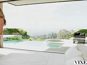 Addison Vodka LICKS Client's MONSTER COCK