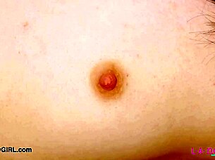 Look at this sweet brunette babe showing her body in the interview