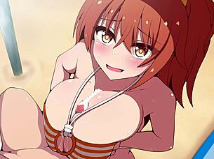 Translated hentai animations featuring anime characters in femdom and crossdressing scenes