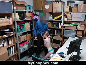 Tiny 18+ Prostitute Caught Riding At Work, Bent Over For Black Cock!