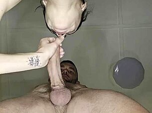 Petite Milf Gets Face Fucked Then Pussy Fucked Until Shaking Cunt Creampied