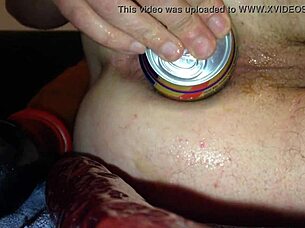 dildo in beer for anal play?
