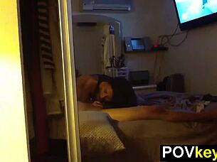 Imagine Your Hot Ex Girlfriend Sucking Your Dick in POV Homemade Session