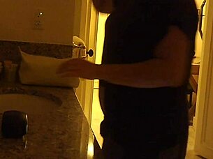 Hidden Cam Spying On Mature MILF In Voyeur Action!