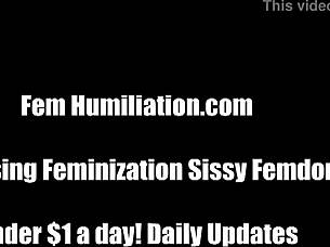 you are such a little submissive in lingerie