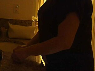 Hidden Cam Spying On Mature MILF In Voyeur Action!