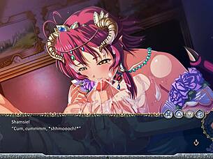 take this cumshot, demands greedy succubus