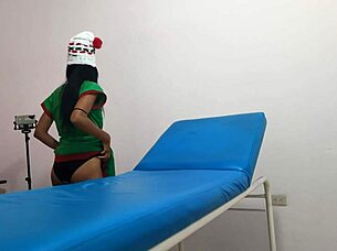 im in the massage parlor dressed as a goblin woman while i wait for my boyfriend to have sex