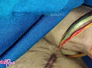 Cute stepsister moans as friend fingers her tight pussy in roleplay preparation for sex