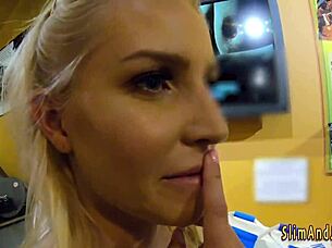 Blonde Bubblebutt Teen 18+ Rides Face and Cock Hard