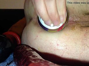 dildo in beer for anal play?