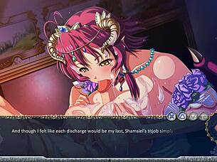 take this cumshot, demands greedy succubus