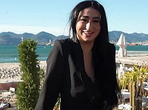 Didi dominates with big natural tits. French arab milf takes control.