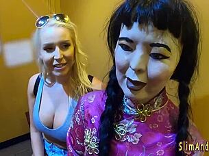 Blonde Bubblebutt Teen 18+ Rides Face and Cock Hard