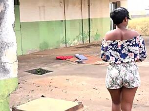 Oh My God, The Big-Dicked Head Boy Finally Fucks A Short Classmate With His Long Cock At The Principal's Window!