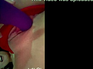 rossmexicana masturbates deliciously with red stockings 😏