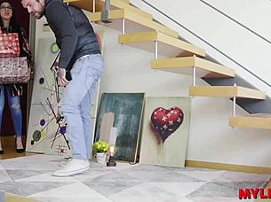 Oh, The Sweet Spanish Milf Gets Confronted And Fucked By The Boy!