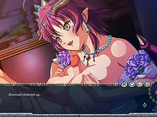 take this cumshot, demands greedy succubus