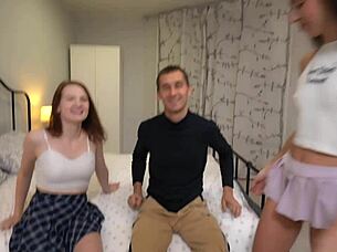 blindfolded our husbands and swapped places for a wild 4some with katty west