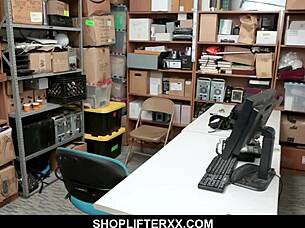 caught stealing? now suck this big cock, aurora winters