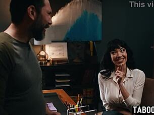 Naughty latina milf housewife seduces the big-cocked director