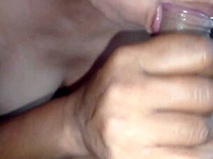 Pretty teen sucks cock to orgasm, receiving creampie facial in wet pussy session
