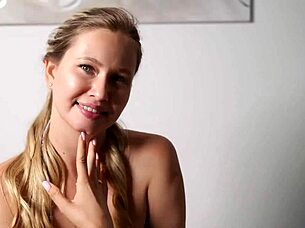 Beauty Inserts Fingers Into The ASS For Intense Pleasure