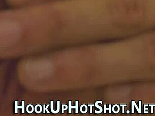 petite amateur gagging on rough blowjob!