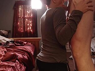 mature woman endures intense face fucking