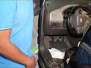 Caught Pulling Pussy In Car, Alex Lima Shoves Big Cock In Ass Fetish