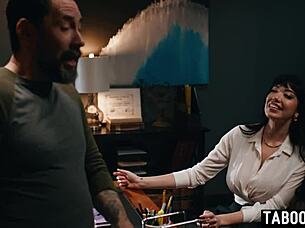 Naughty latina milf housewife seduces the big-cocked director