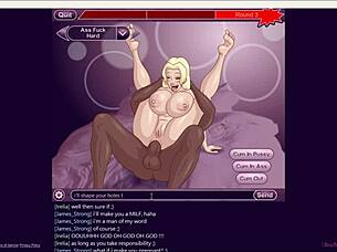 This blonde with huge tits wants my monster cock.