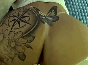 HE FUCKED MY WET PUSSY HARD, CUM ON MY ASS!