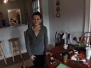 mature woman endures intense face fucking