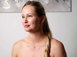 Beauty Inserts Fingers Into The ASS For Intense Pleasure